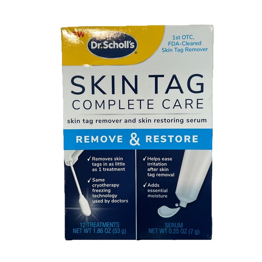 Dr. Scholl's Complete Care Skin Tag Remove & Restore Serum 12 Treatments Ex 1/27